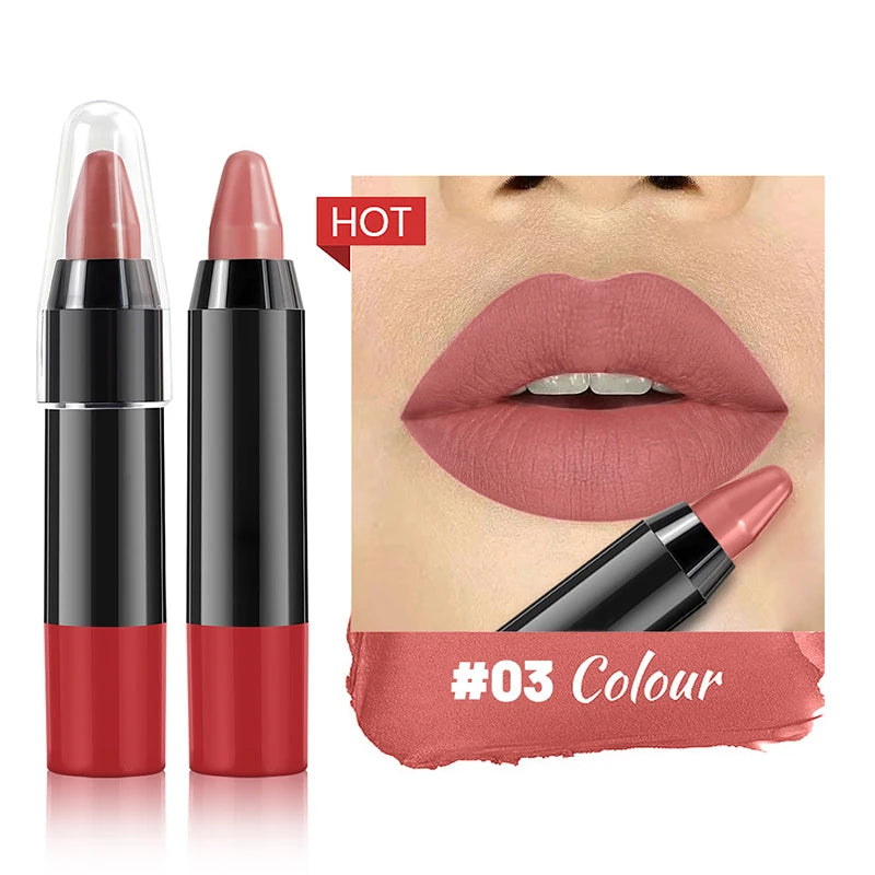 Matte Brown Lip Liner Pencil Lip Outline Contouring Lasting Waterproof Lipstick Crayon Moisturize Lip Balm Cosmetics New