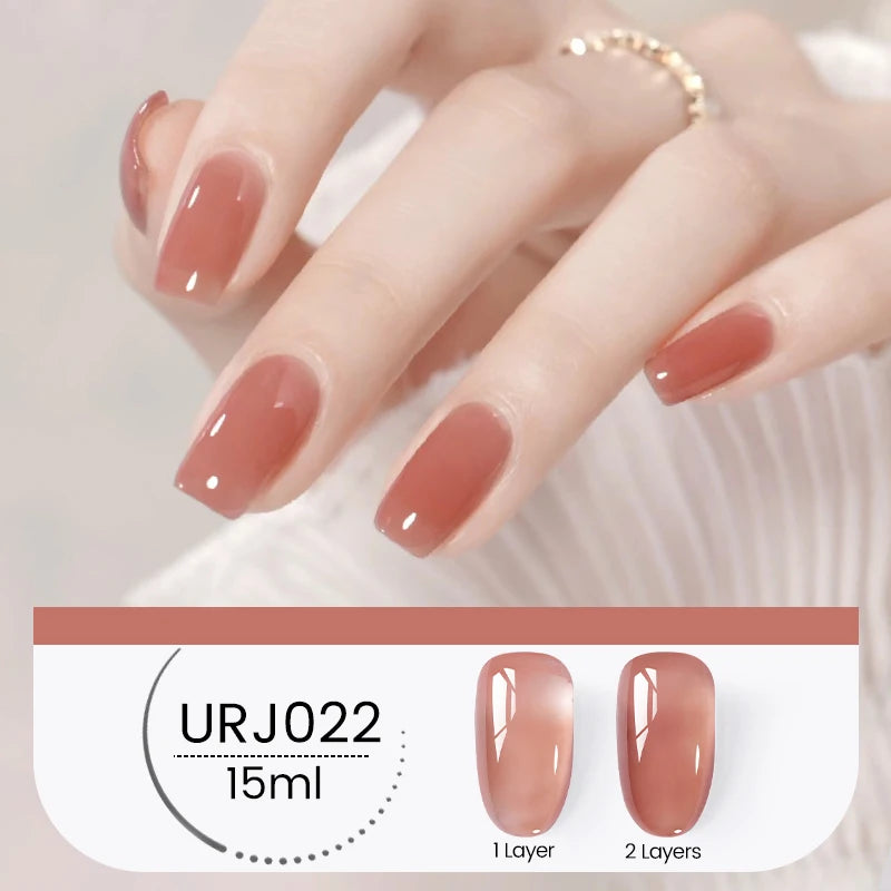 UR SUGAR 15ml Cherry Red Series Color Gel  Party Colors Gel Varnishes All For Nails Soak Off UV LED Semi Permanent Nail Art