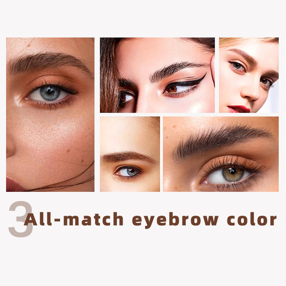 ICONSIGN Eyelashes and Eyebrow Tint Dye Professional Eyebrow Dye Waterproof Long-lasting Eyebrow Brow Kit Semi Permanent Eyebrow