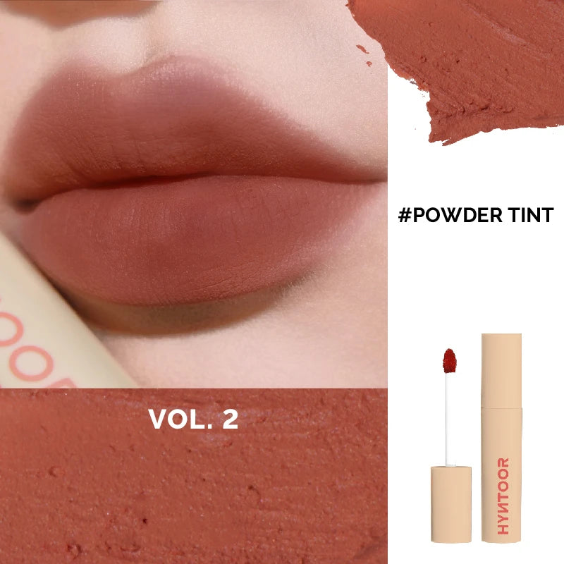 HYNTOOR Macaron Series Lip Mud 22 Colors Matte Cloud Air Velvet Lip Glaze Long-lasting Waterproof Lip Gloss Liquid Lipstick