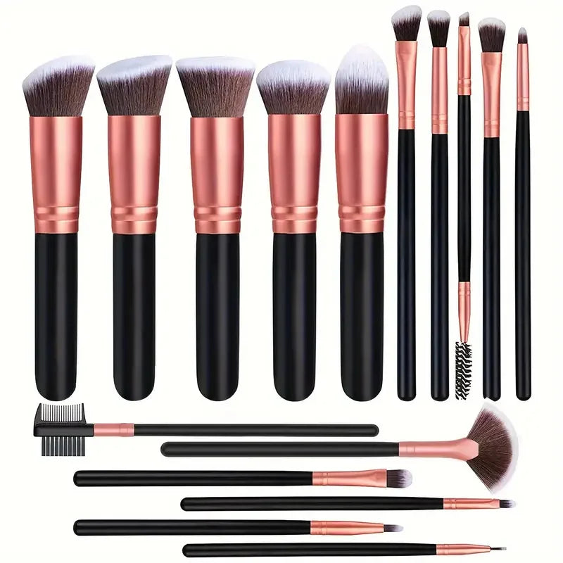 14-16PCS Professional Makeup Brushes Set Premium Makeup Kit Synthetic Hair Foundation Power Eyeshadows Blending Beauty Tools