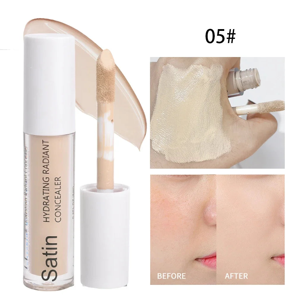 Contouring Face Concealer Makeup Waterproof Lasting Moisturizing Full Coverage Acne Spot Dark Circles Smooth Foundation Cosmetic