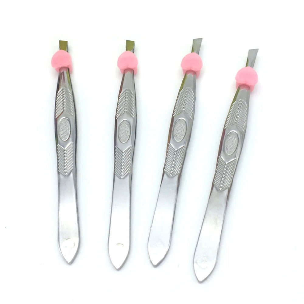 1PC Professional Eyebrow Tweezers Hair Removal Limited Stainless Steel Tweezer Tool Beauty Makeup Tool