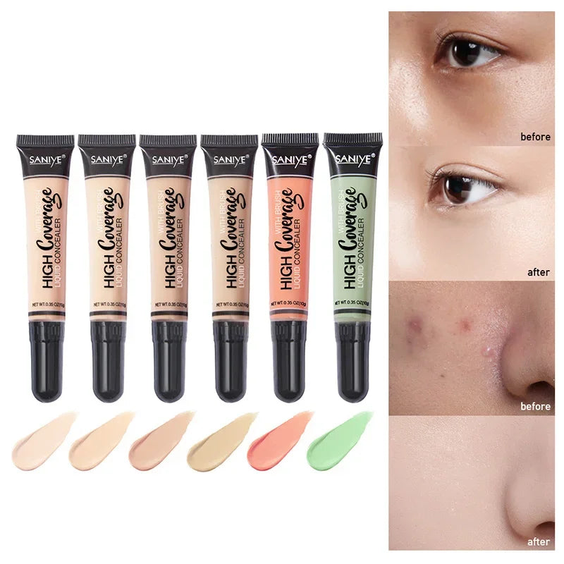 Concealer Conceals Liquid Foundation Imperfections Dark Circles Pimples And Acne For A Long Time Moisturizing And Delicate