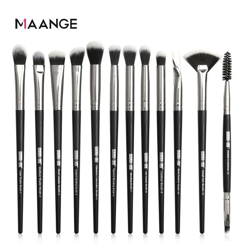 Makeup brushes set professional 12 pcs/lot Makeup Brushes Set Eye Shadow Blending Eyeliner Eyelash Eyebrow Brush For Makeup Tool