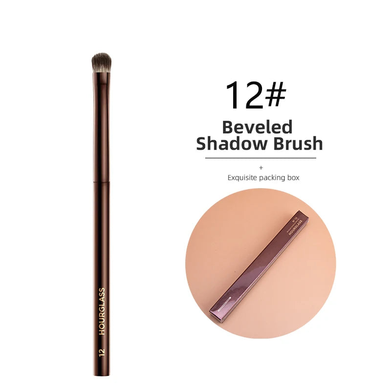 Hourglass Seamless Finish Concealer Brush Angled Concealer Brush Face Buildable Coverage Liquid Cream Stick Blending Makeup Tool