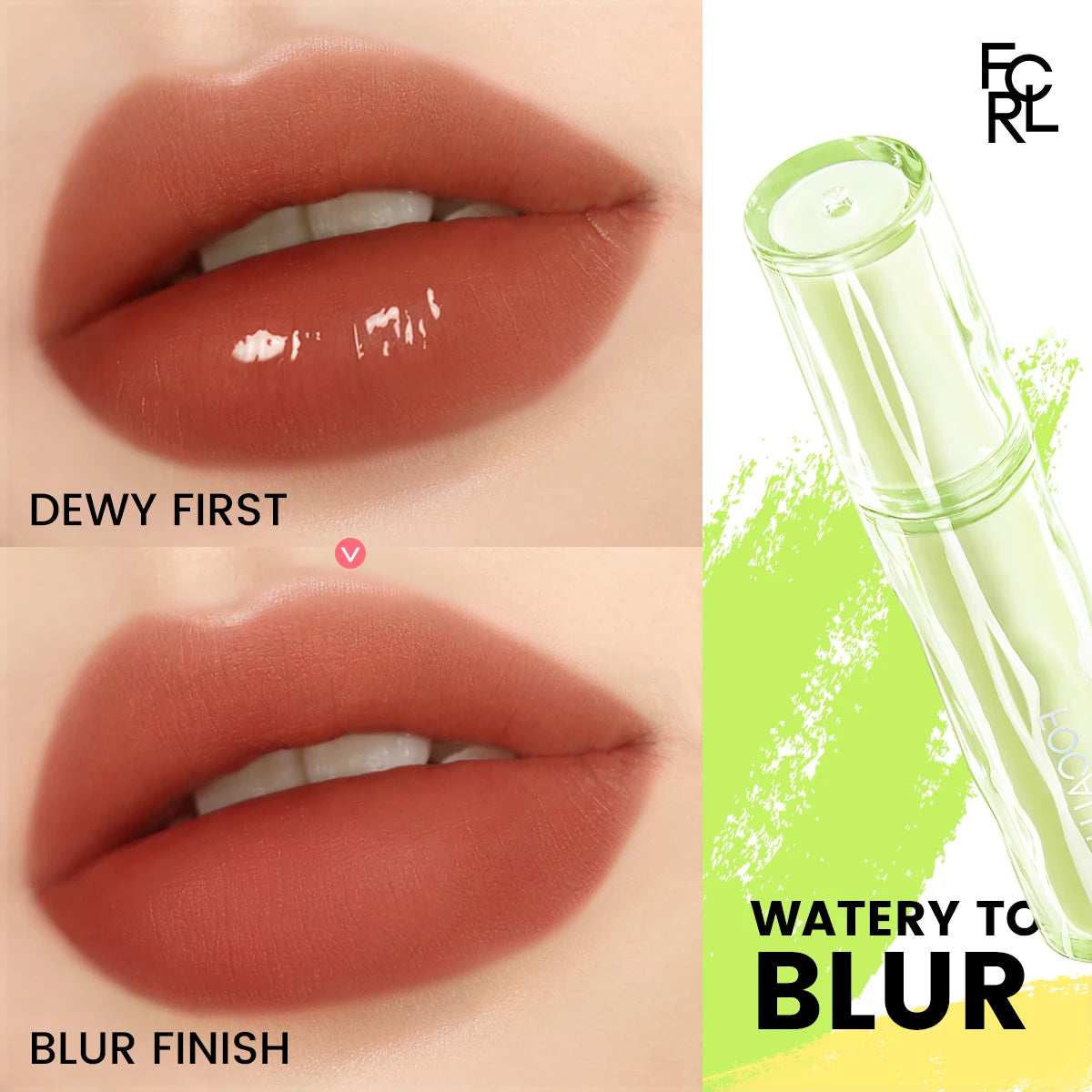 FOCALLURE Velvet Lip Gloss Waterproof Long Lasting Non-sticky Cup Liquid Lipstick Moisturizing Lip Glaze Lips Makeup Cosmetics