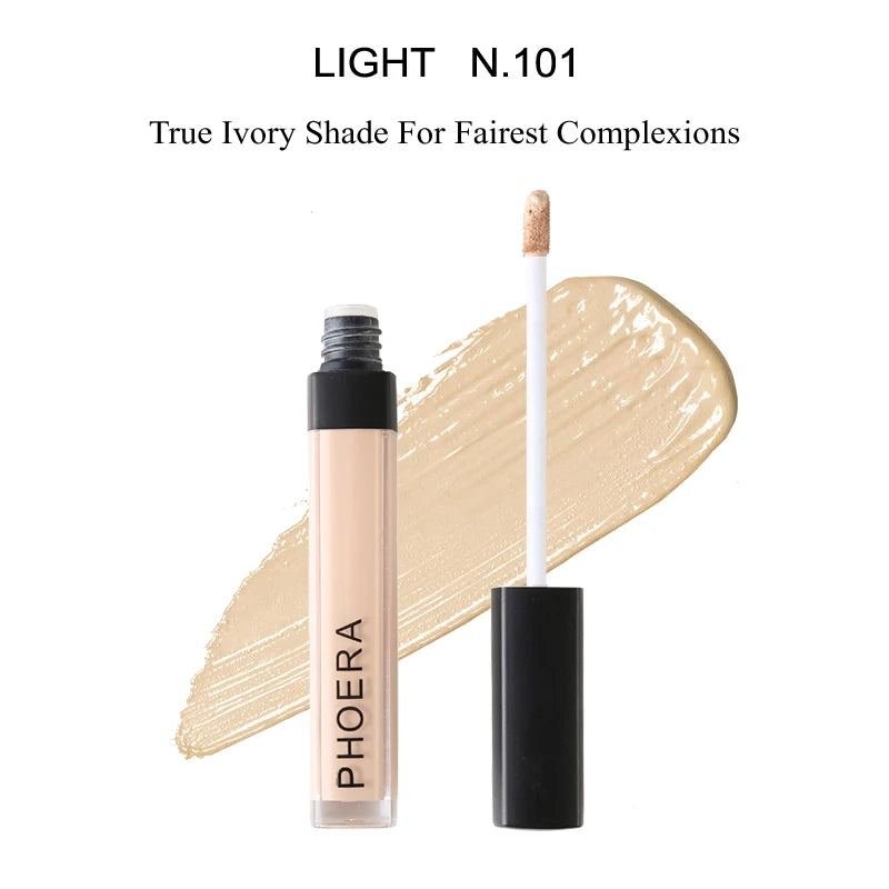 PHOERA 30ml Liquid Foundation Set Oil-control Concealer Cream Hydrating Long Lasting Hydrating Makeup Foundation TSLM1