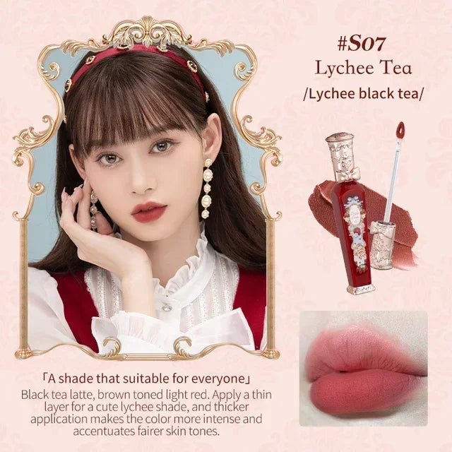 Flower Knows Strawberry Rococo Series Cloud Lip Cream Long Lasting Moisturizer Lip Tint Cosmetics Lip Gloss for Women Cosmetic