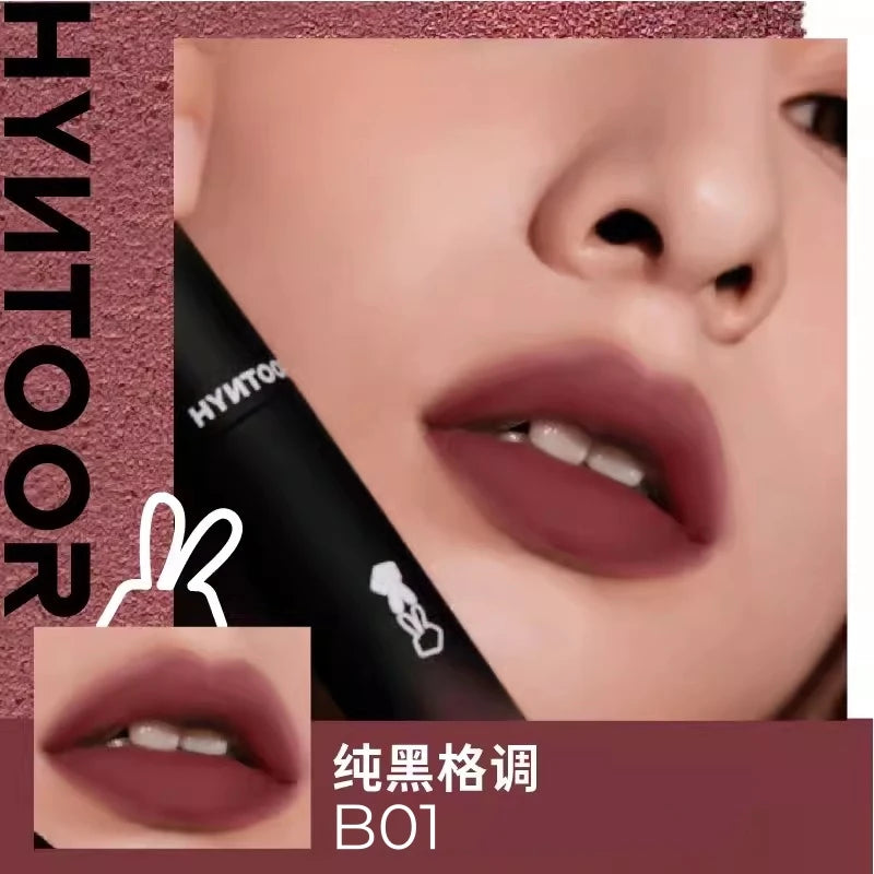 HYNTOOR Macaron Series Lip Mud 22 Colors Matte Cloud Air Velvet Lip Glaze Long-lasting Waterproof Lip Gloss Liquid Lipstick