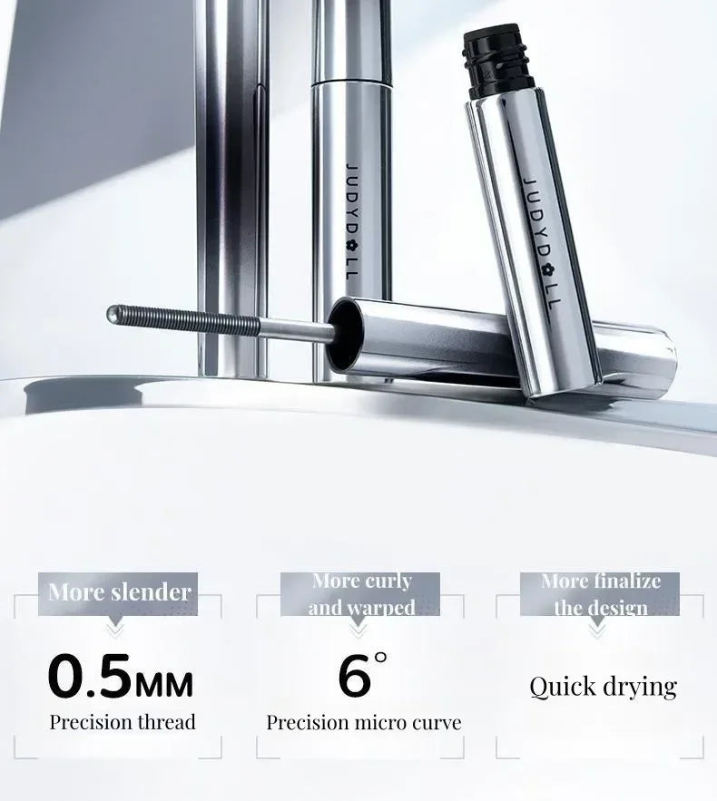 Judydoll Mascara Lash Lengthening Curling Thick Mascara Non-smudg Natural Waterproof Quick Dry Long Lasting Eye Makeup Cosmetics