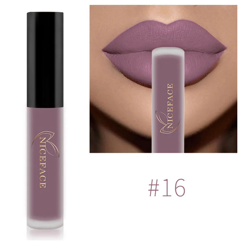 Best Lip Gloss 25 Color Waterproof Matte Lip Gloss Liquid Lipstick Waterproof Lasting Cosmetic Lip Gloss Makeup Cosmetics