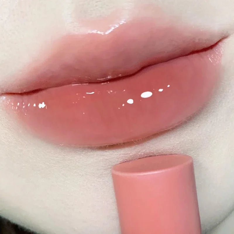 Clear Water Light Lipstick Pen Jelly Pink Lip Tint Mirror Glass Lipliner Pen Lasting Moisturising Lipstick Lips Makeup Cosmetic