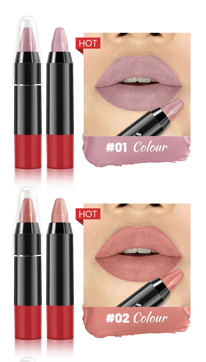 Matte Brown Lip Liner Pencil Lip Outline Contouring Lasting Waterproof Lipstick Crayon Moisturize Lip Balm Cosmetics New