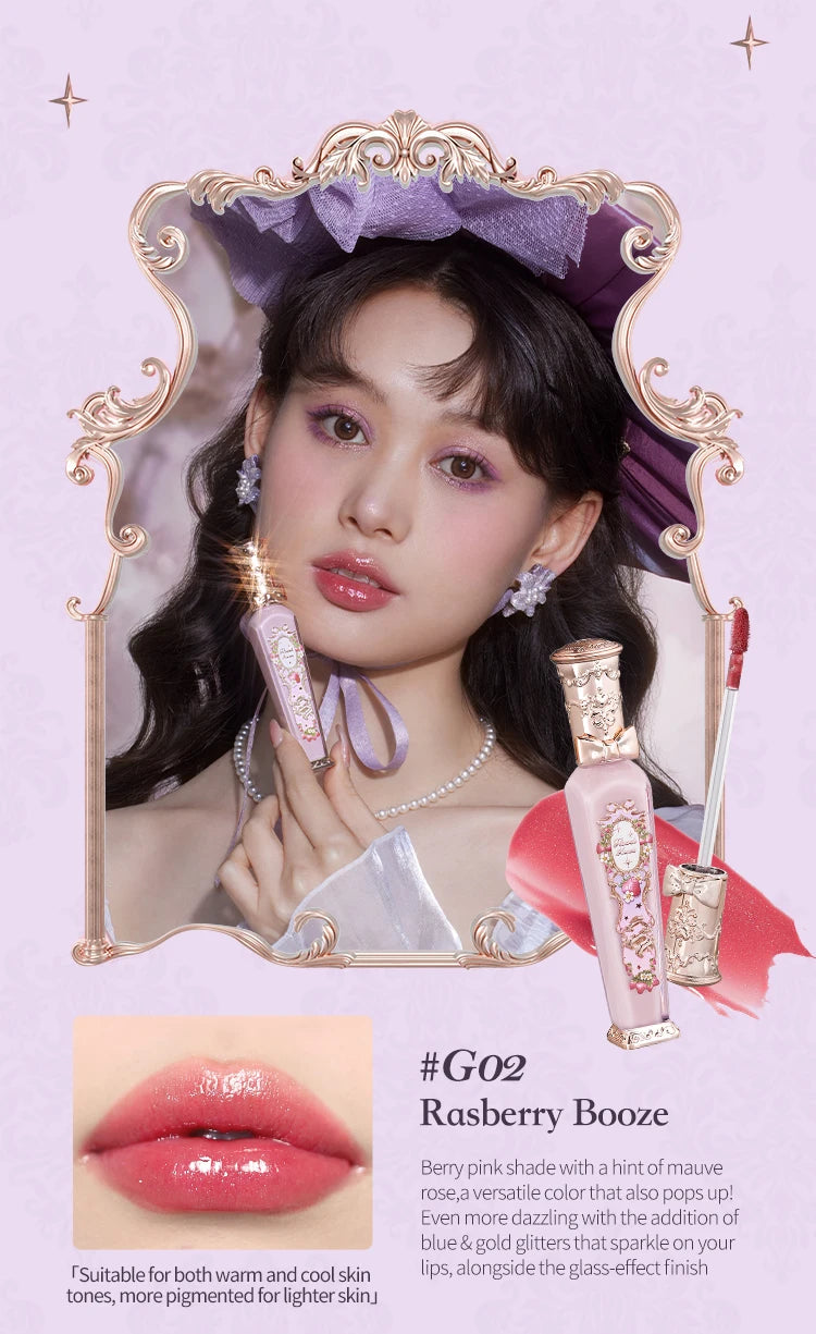 Flower Knows Strawberry Rococo Series Glowy Lipgloss