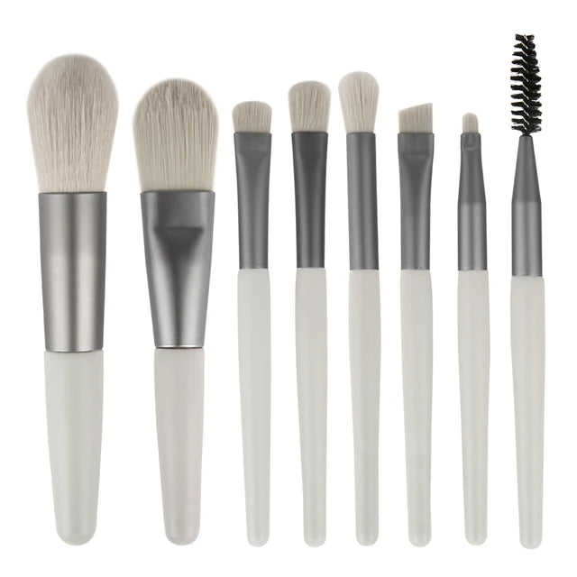 8Pcs Makeup Brush Set Makeup Concealer Brush Blush Loose Powder Brush Eye Shadow Highlighter Foundation Brush Beauty Tools