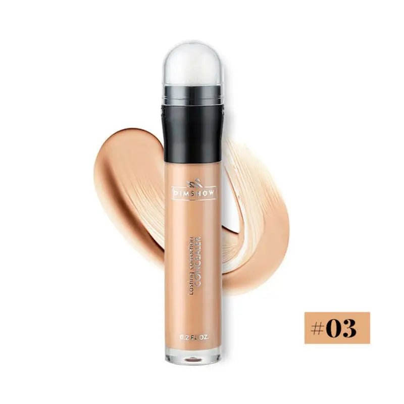 2 In 1 Facial Concealing Stick Concealer Foundation Stick Double-headed Concealer Stick Brightening Contour Cosmetic With Brush