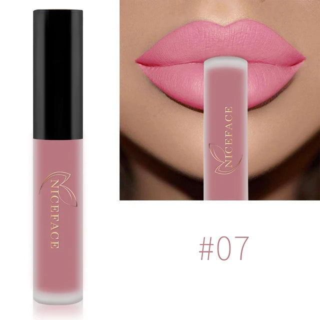 Best Lip Gloss 25 Color Waterproof Matte Lip Gloss Liquid Lipstick Waterproof Lasting Cosmetic Lip Gloss Makeup Cosmetics