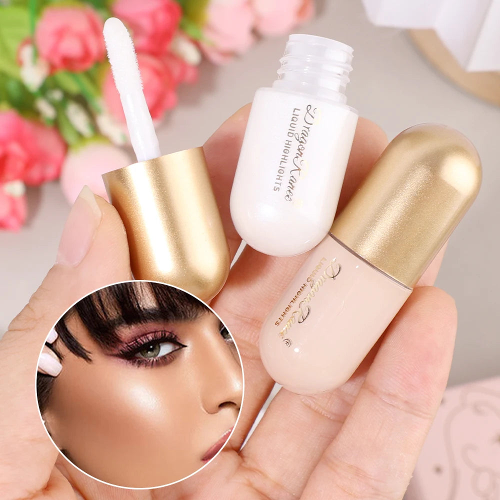 3Pcs/Box Matte Liquid Contouring Bronzer Stick Brown Nose Shadow Cream Lasting Brighten Concealer Highlighter Foundation Makeup