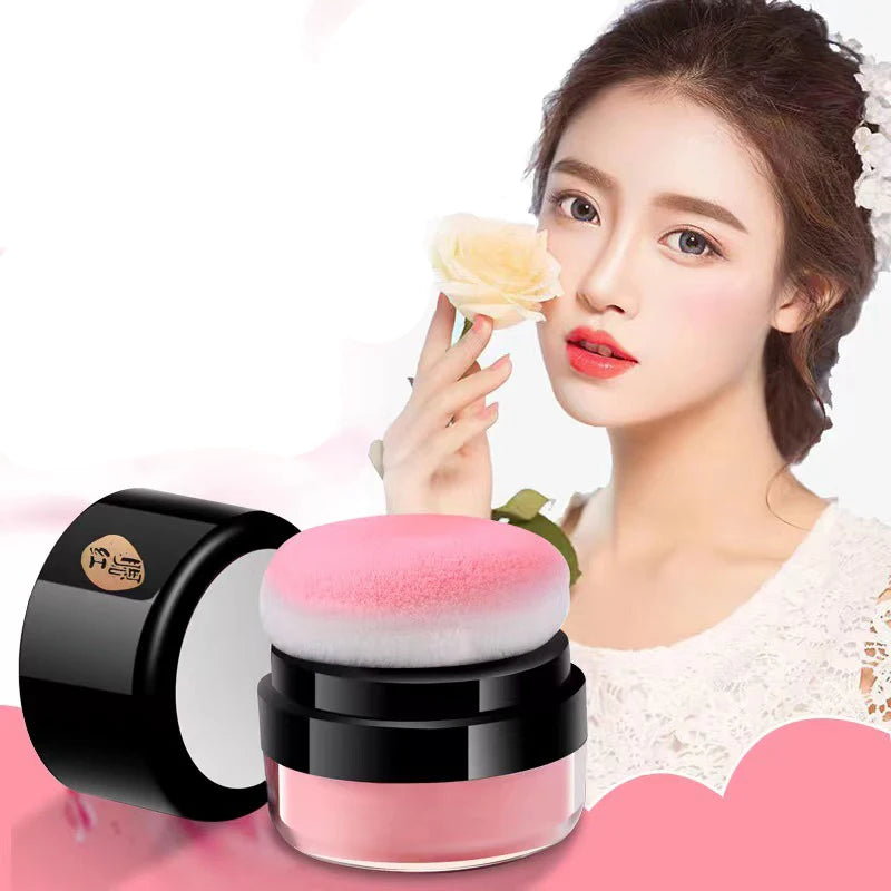 Matte Blush Makeup Palette 4 Colors Waterproof Lasting Mineral Cheek Cream Red Rouge Natural Blush Powder Tint Facial Cosmetics