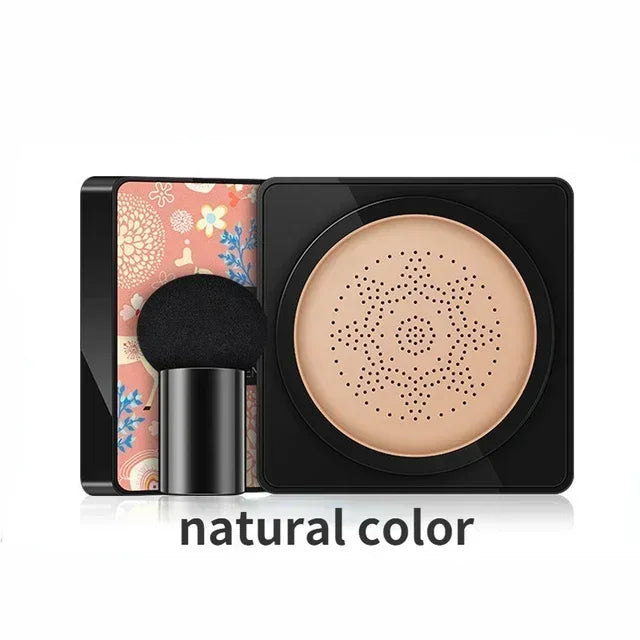 Natural concealer Air Cushion Mushroom Head  CC Cream Waterproof Moisturizing Brighten Skin Tone BB Cream Foundation Makeup