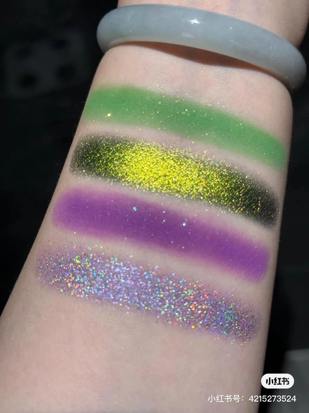 Qianyan 16 Colors Eyeshadow Matte Pearlescence Explosive Flash Plate Powder Black Qian Yan Cheeryep Cowherd Sequins Halloween