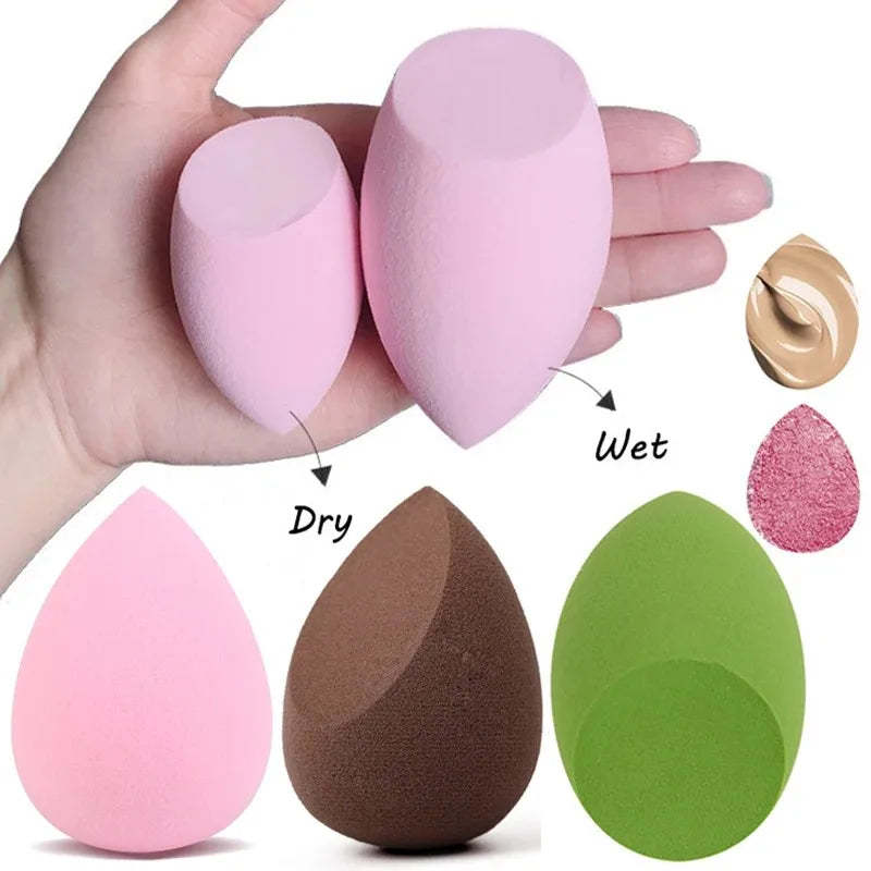 100/10Pcs Colorful Makeup Sponges Beauty Egg Face Liquid Foundation Concealer Blender Cosmetic Puff Makeup Sponge Tools