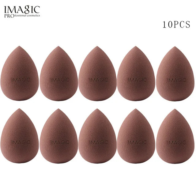 IMAGIC 10 Pcs Makeup Sponge Wet and dry Puff Professional Soft Makeup Puff Sponge Ultra-high quality bigger Combination Packages