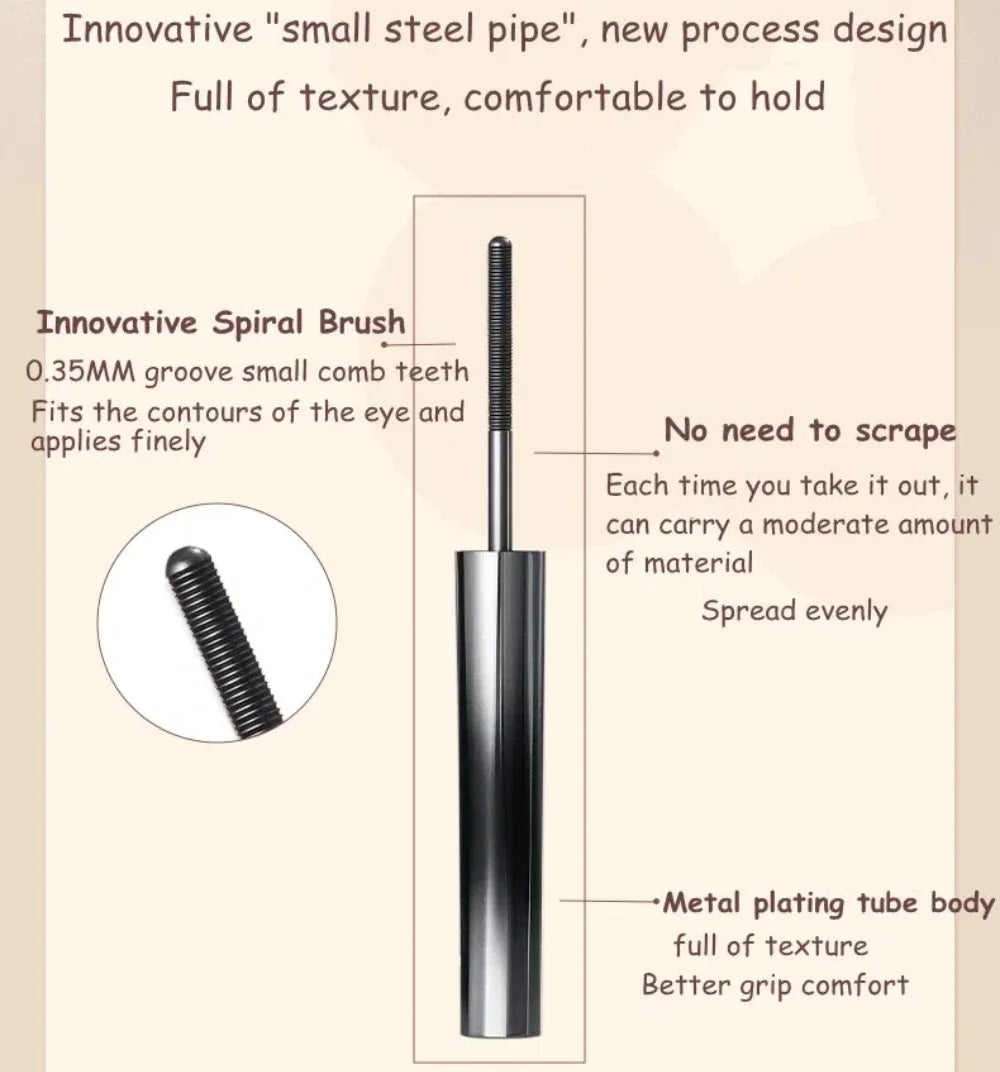 Judydoll Mascara Lash Lengthening Curling Thick Mascara Non-smudg Natural Waterproof Quick Dry Long Lasting Eye Makeup Cosmetics