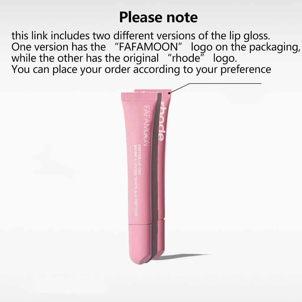 Rhod Peptide Lip Tint 10ml Sheer Color Hydrating Glossy Finish Liquid Lipstick Long-Lasting Moisturizing Lip Gloss