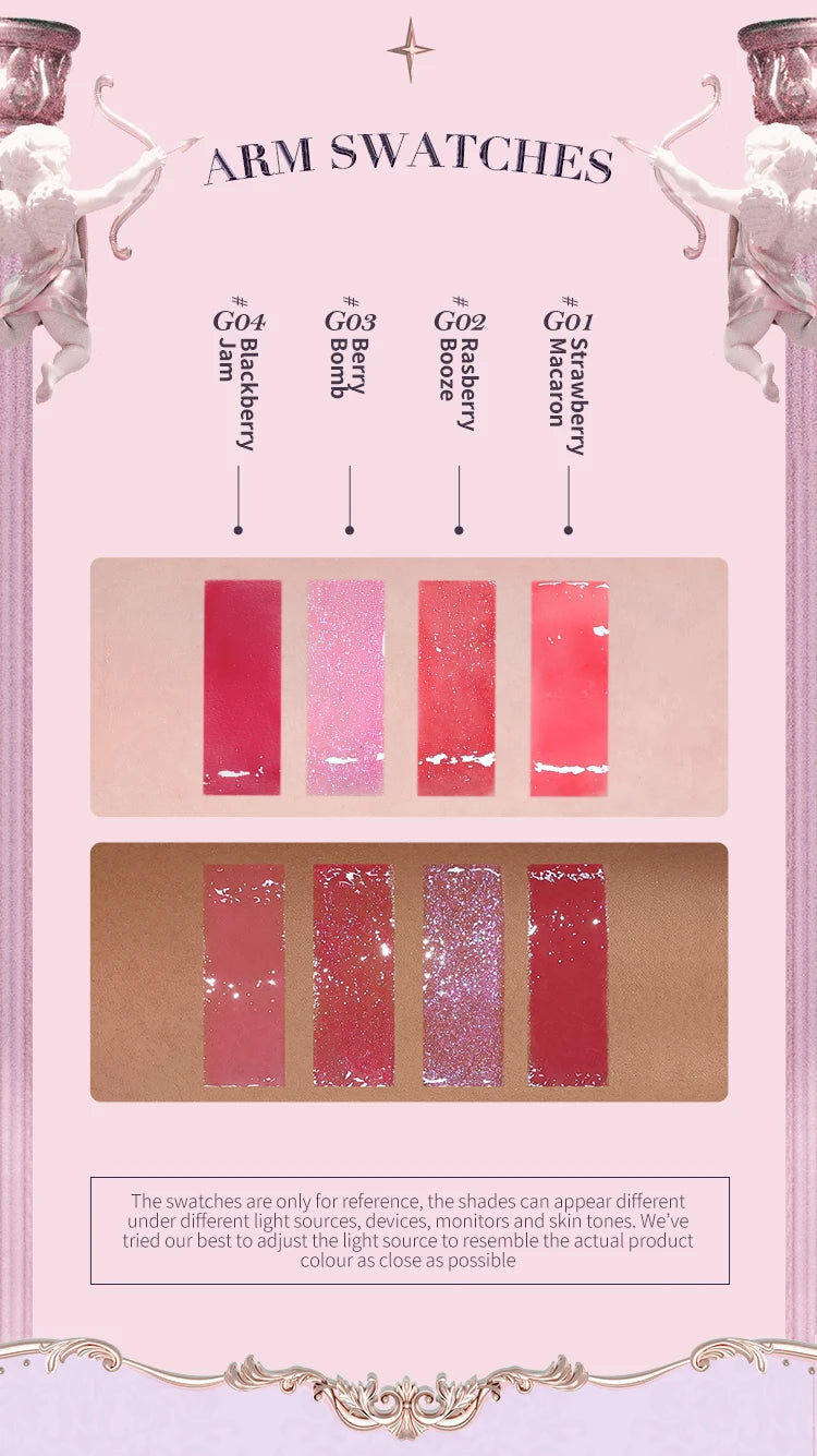 Flower Knows Strawberry Rococo Series Glowy Lipgloss