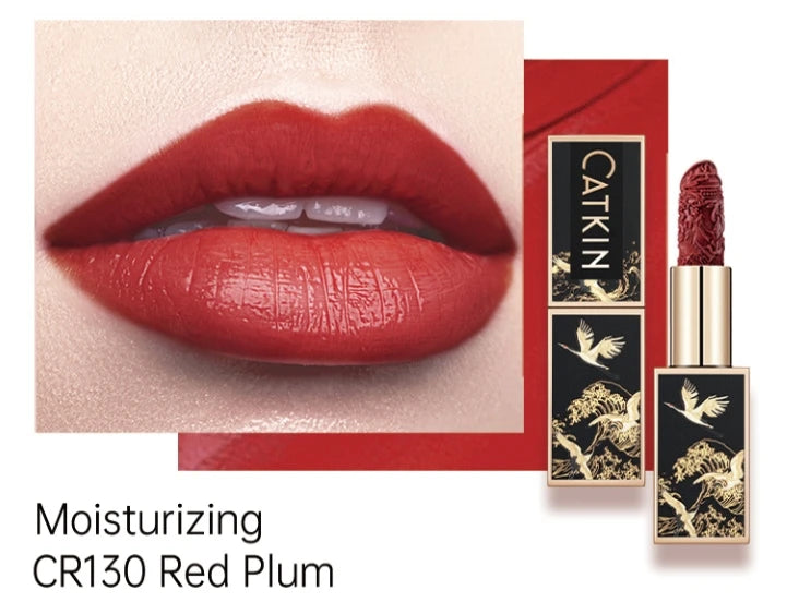 CATKIN Makeup Velvet Matte Lipstick, Hydrating Satin Long Lasting lipstick with Smooth and Creamy Texture, 3.6g