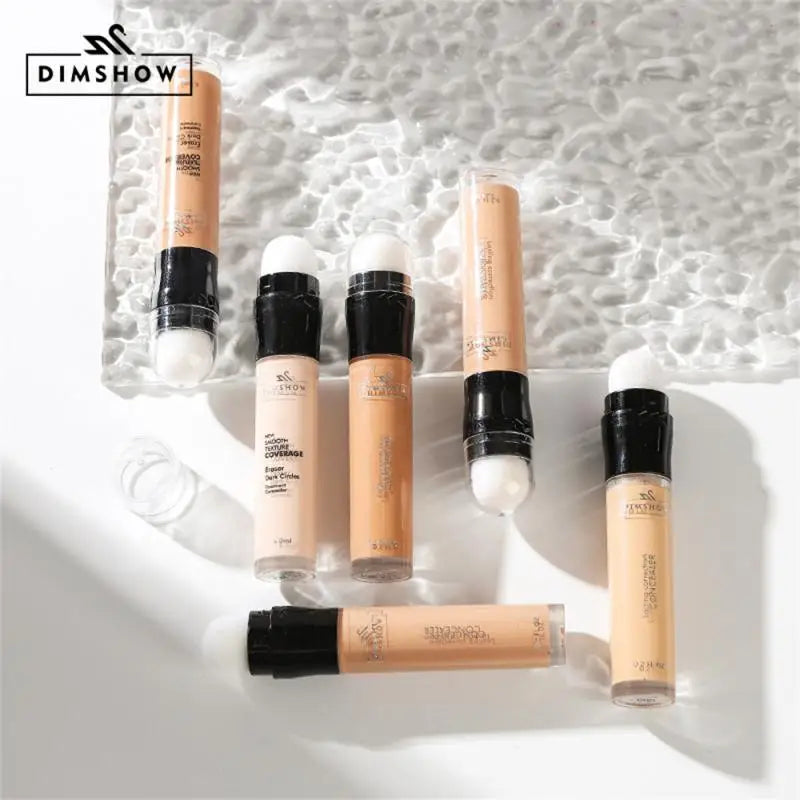 2 In 1 Facial Concealing Stick Concealer Foundation Stick Double-headed Concealer Stick Brightening Contour Cosmetic With Brush