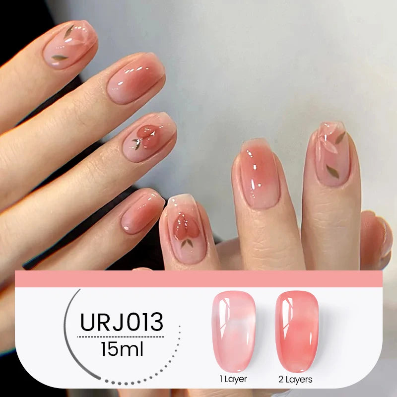 UR SUGAR 15ml Cherry Red Series Color Gel  Party Colors Gel Varnishes All For Nails Soak Off UV LED Semi Permanent Nail Art