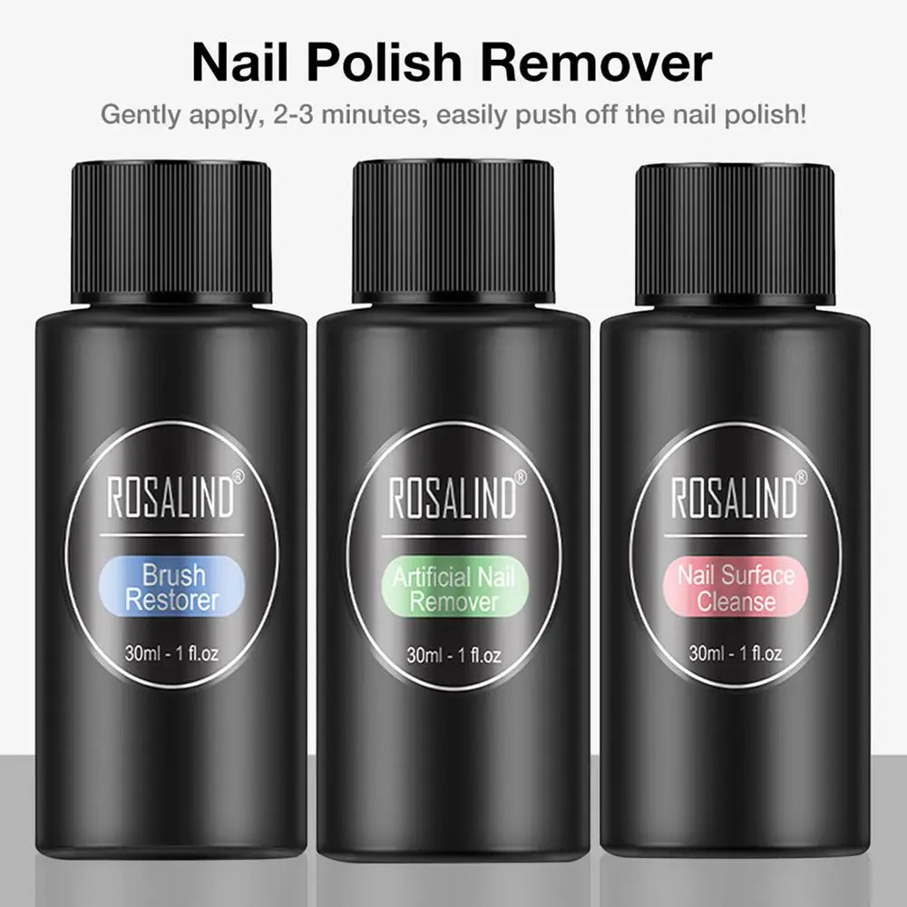 1pcs 30ml Nail Degreaser Removes Excess Gel Enhances Shine UV LED Nail Gel Polish Brush Cleaner