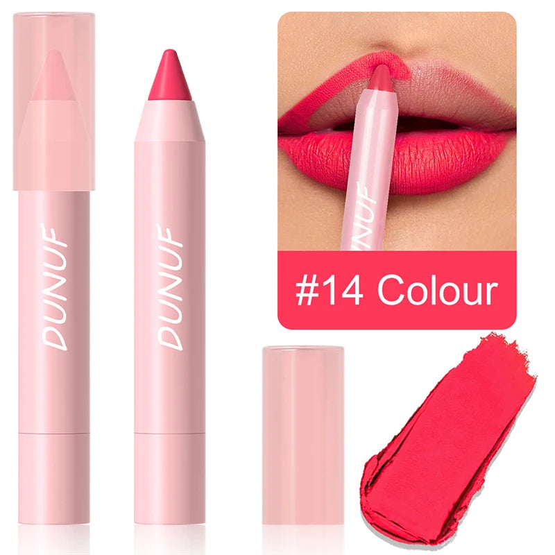 Nude Brown Lip Liner Pencil Labial Makeup Waterproof Matte Lipstick 18 Color Red Contour Tint Crayon Pen Lip Contouring Cosmetic