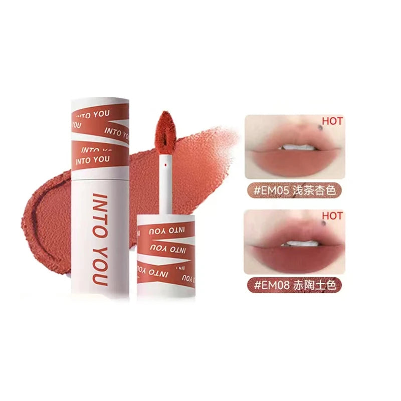 INTO YOU LIP MUD The Female Protagonist's Lips And Cheeks Are Dual Purpose Misted Face Mouth And Red Lip Beauty Cosmetics