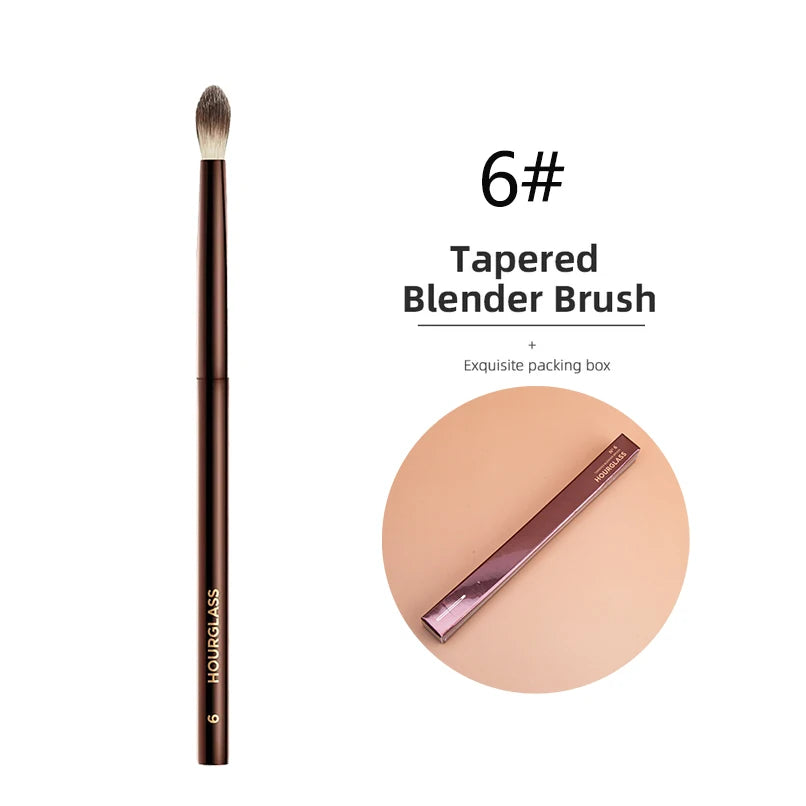 Hourglass Seamless Finish Concealer Brush Angled Concealer Brush Face Buildable Coverage Liquid Cream Stick Blending Makeup Tool