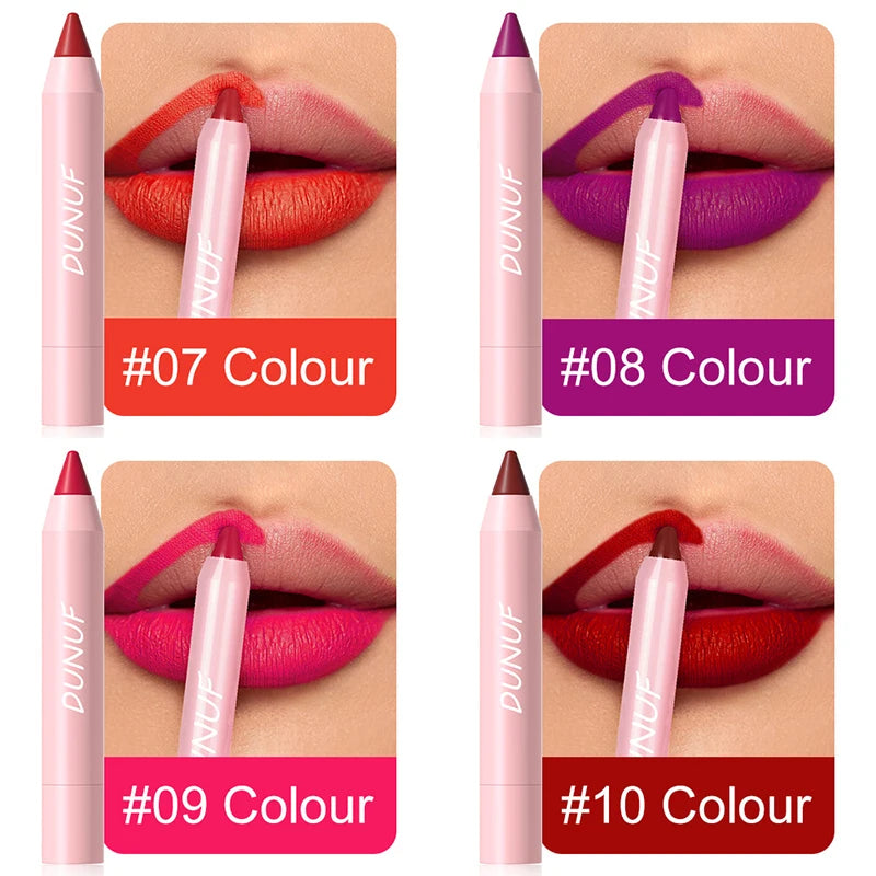 Nude Brown Lip Liner Pencil Labial Makeup Waterproof Matte Lipstick 18 Color Red Contour Tint Crayon Pen Lip Contouring Cosmetic