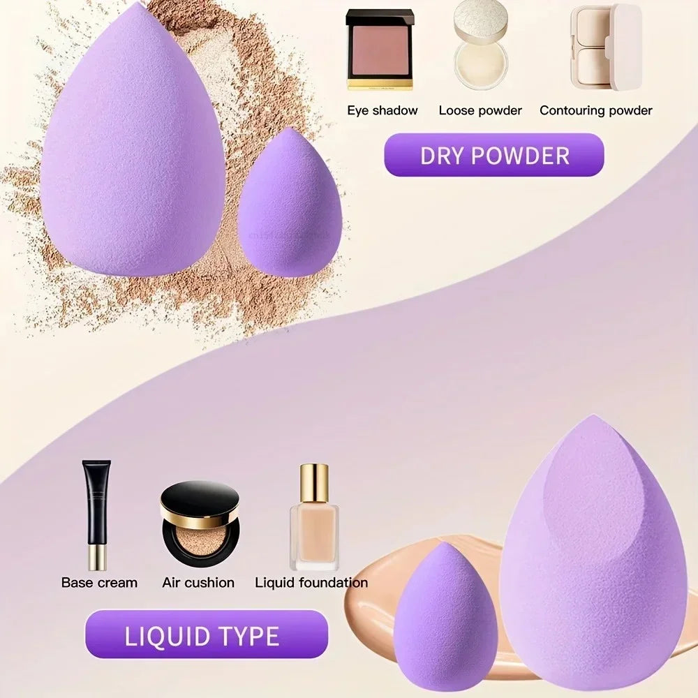 12pcs Makeup Sponge Blender Beauty Egg Soft Cosmetic Puff Foundation Sponges Powder Puff Make Up Beauty Tools