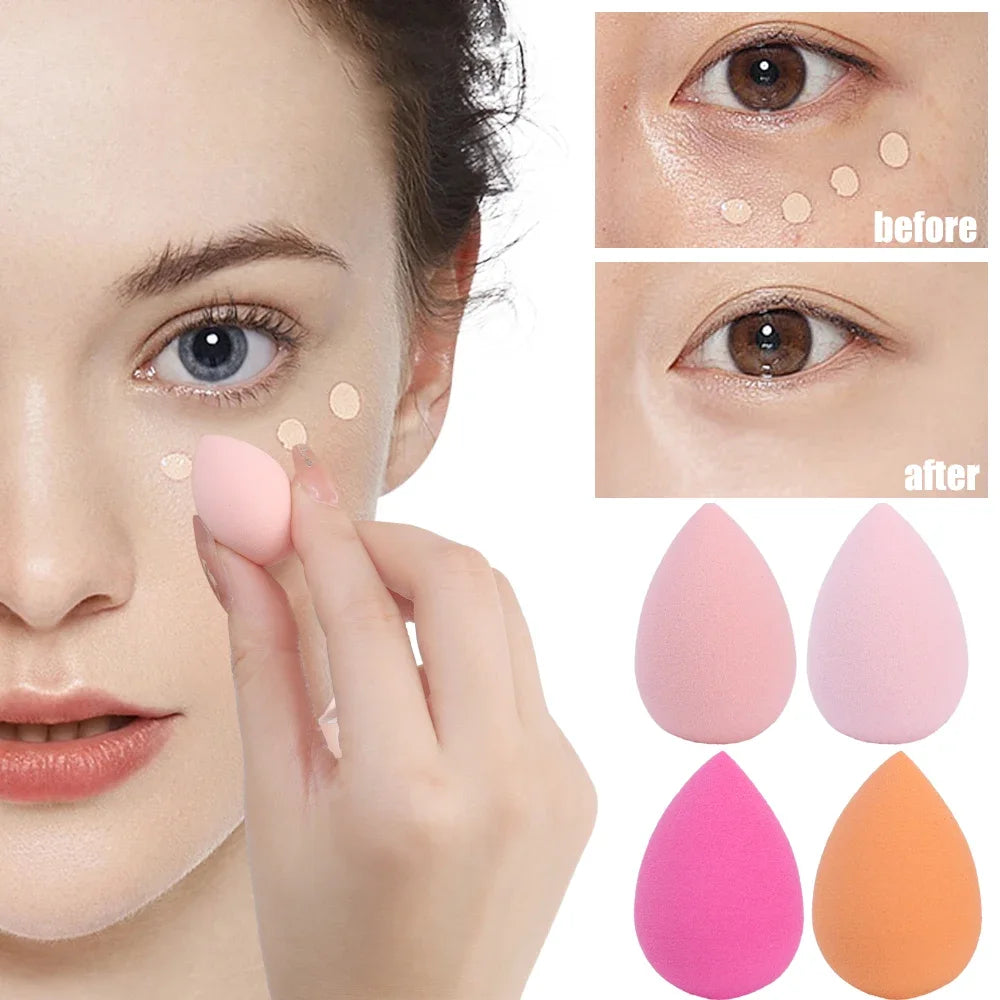 Mini Makeup Sponge Soft Dry Wet Use Liquid Foundation Concealer Blush Powder Cosmetic Puff Beauty Eggs Professional Makeup Tools