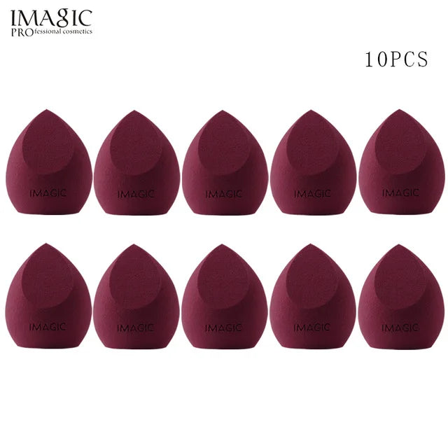 IMAGIC 10 Pcs Makeup Sponge Wet and dry Puff Professional Soft Makeup Puff Sponge Ultra-high quality bigger Combination Packages