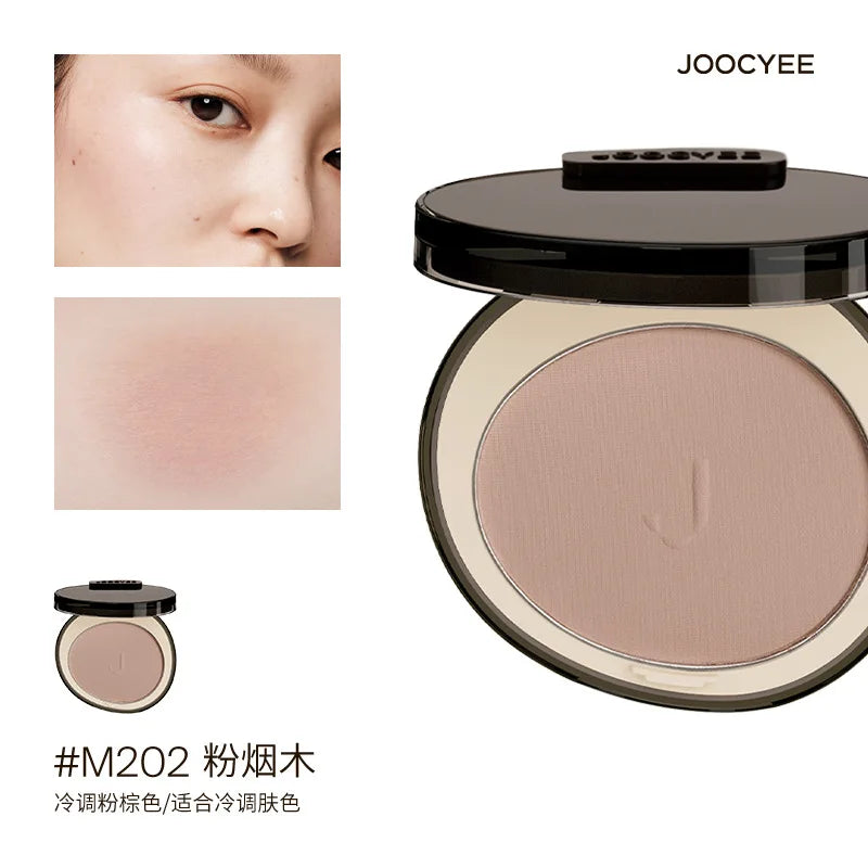 Joocyee Brown Blush Makeup Matte Nude Blusher Single Colour Waterproof Long Lasting Highlighter Powder