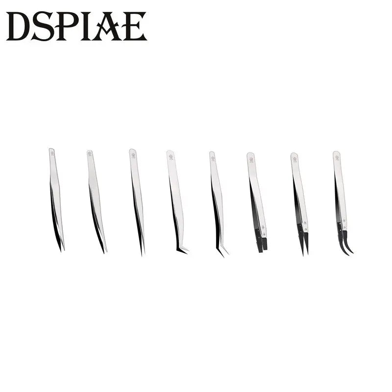 DSPIAE AT-TZ HG Angled Tweezers Modeling Hobby Craft Tools Accessory Industrial Tweezers Anti-static Antimagnetic Heat Resistant