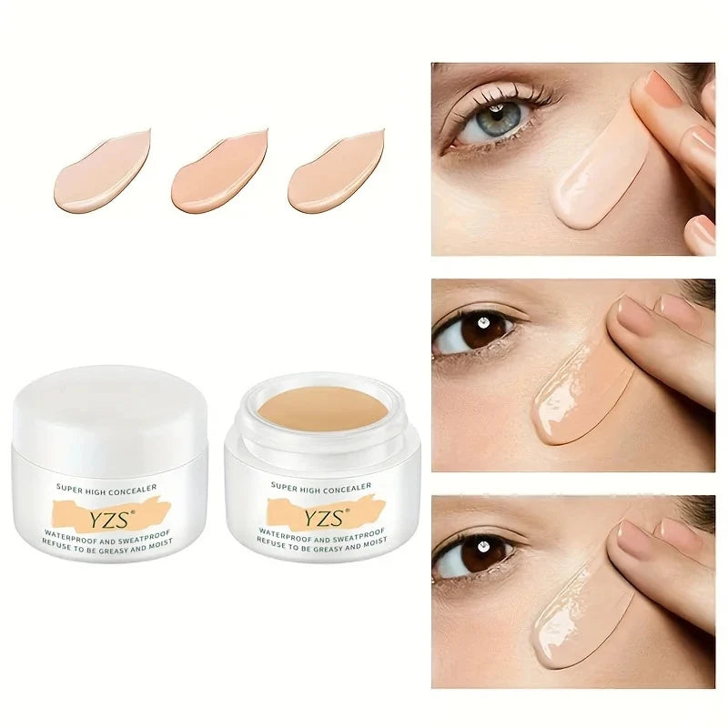 Full Coverage Concealer Waterproof Long Lasting Moisturizing Brightening  Cc Cream For Tattoos, Scars Makeup Cosmetics All Skin