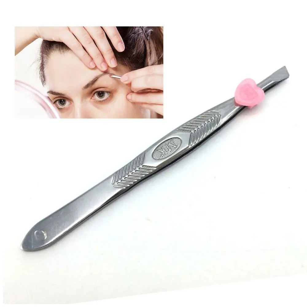 1PC Professional Eyebrow Tweezers Hair Removal Limited Stainless Steel Tweezer Tool Beauty Makeup Tool