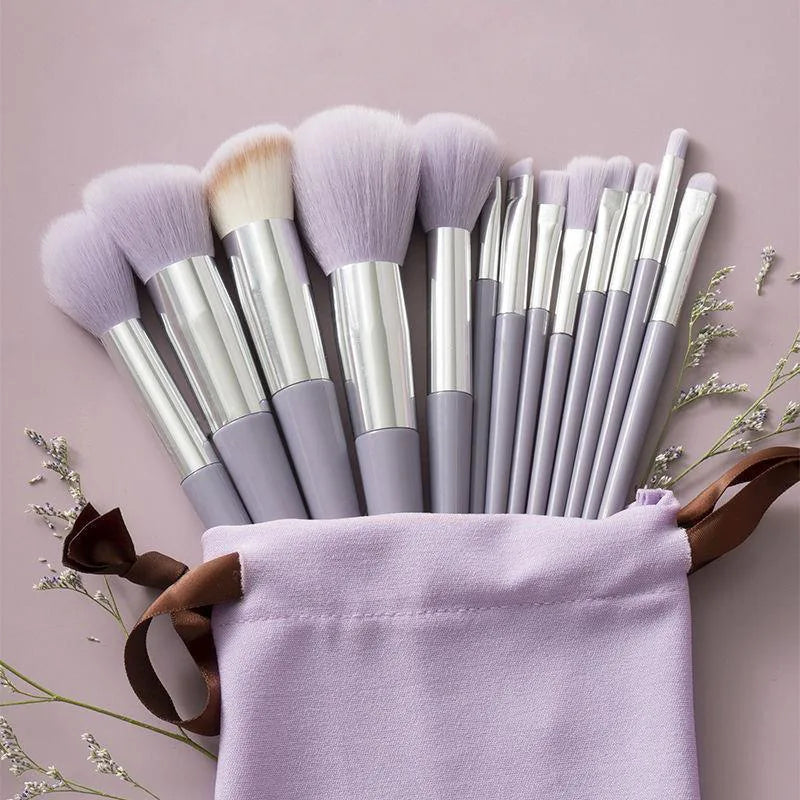 13PCS Black Makeup Brushes Set Powder Foundation Blush  Kabuki Blending Makeup Beauty Tools  Brochas Maquillaje for Cosmetics