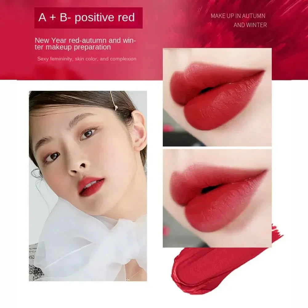 Makeups Matte 5 Colors Lipstick Long-lasting Moisturize 5 in 1 Lip Gloss Not Fading Non Stick Cup Velvet Mist Lipstick Cosmetics