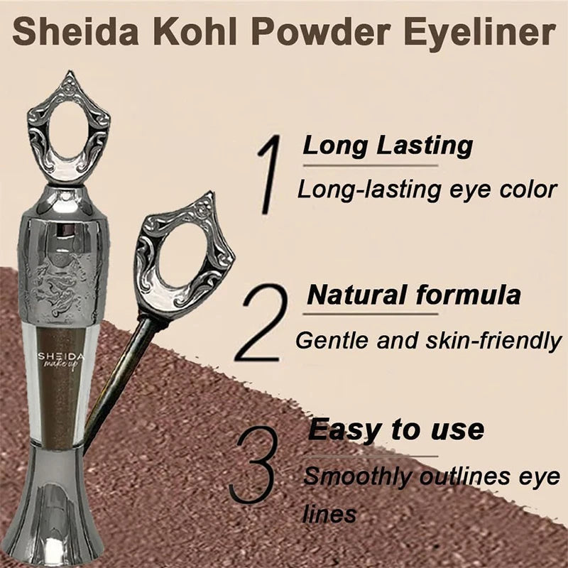 Powder Eyeliner Lasting Natural Waterproof Eyeliner Sexy No Smudge No Fly Powder Eye Makeup Outline Eye Line Makeup