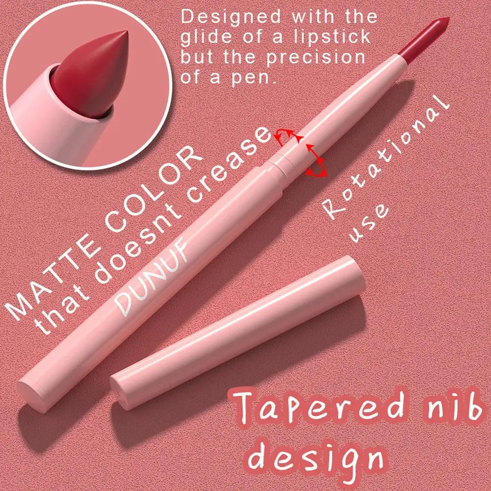 Lipstick Pen 6-color Lip Liner Matte Crayon Lipstick Long-lasting For Women's LIP Makeup  Gloss Sexy Lip Care Cosmetics